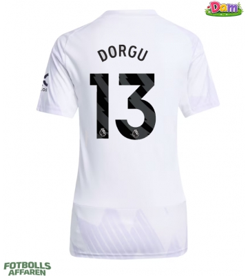 Manchester United Patrick Dorgu #13 Bortatröja Kvinnor 2025-26 Kortärmad